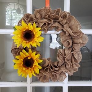 Sunflowers wreath